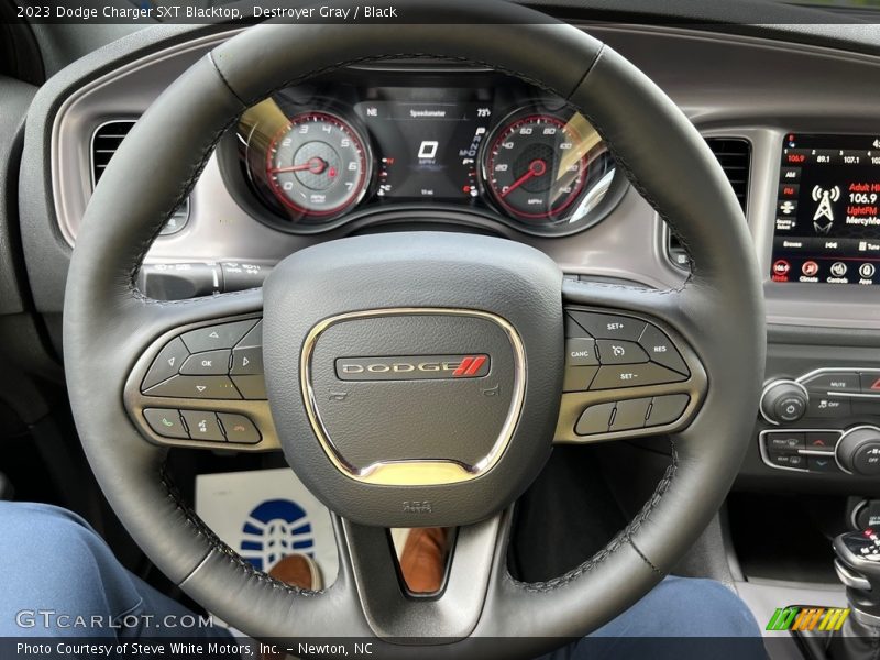Destroyer Gray / Black 2023 Dodge Charger SXT Blacktop