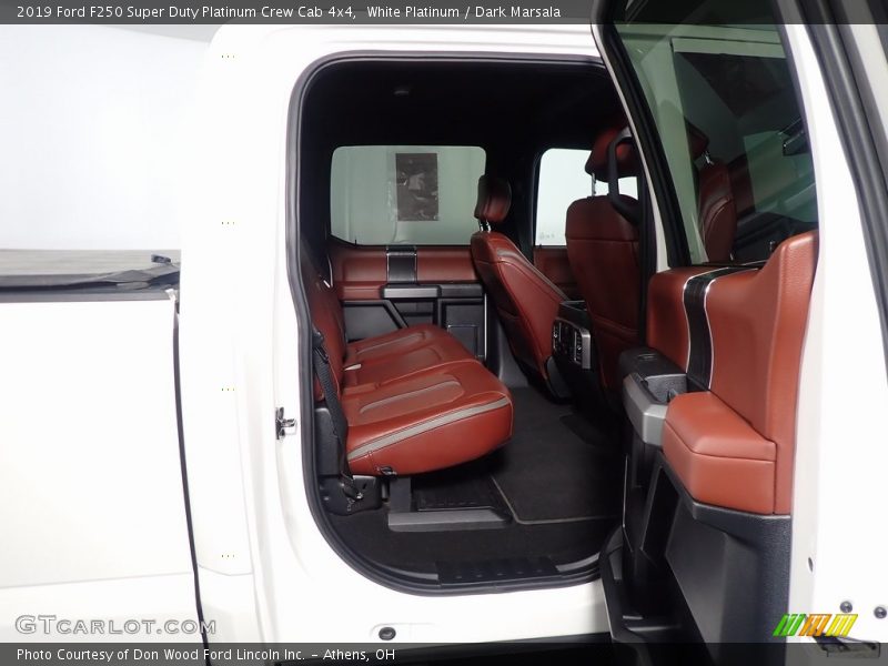 White Platinum / Dark Marsala 2019 Ford F250 Super Duty Platinum Crew Cab 4x4