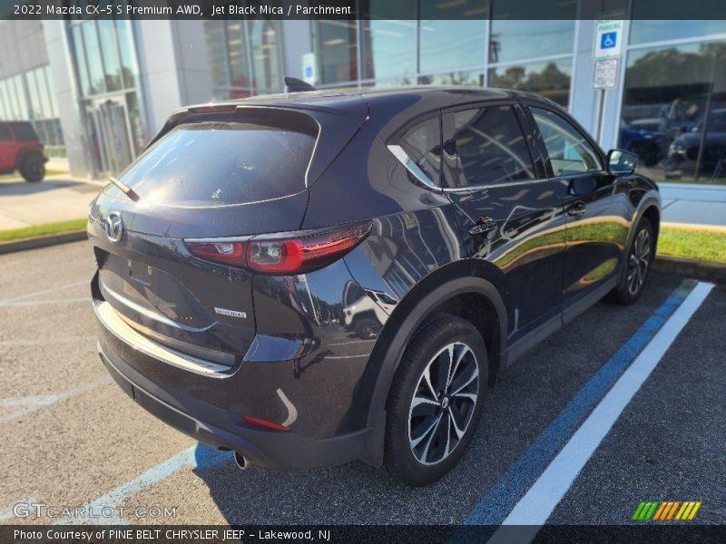 Jet Black Mica / Parchment 2022 Mazda CX-5 S Premium AWD
