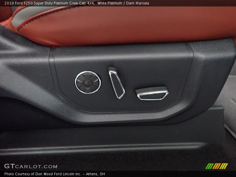White Platinum / Dark Marsala 2019 Ford F250 Super Duty Platinum Crew Cab 4x4