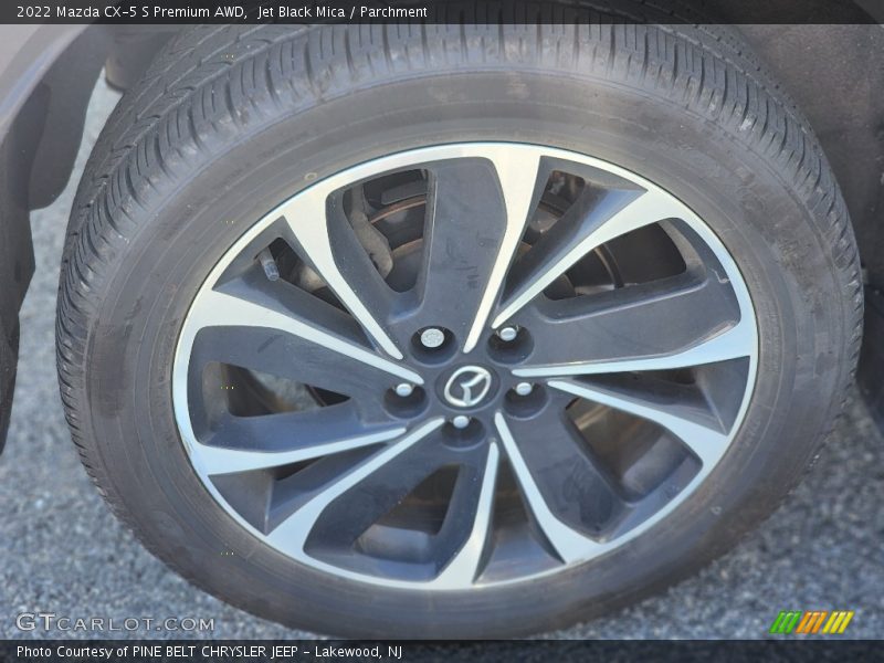 Jet Black Mica / Parchment 2022 Mazda CX-5 S Premium AWD
