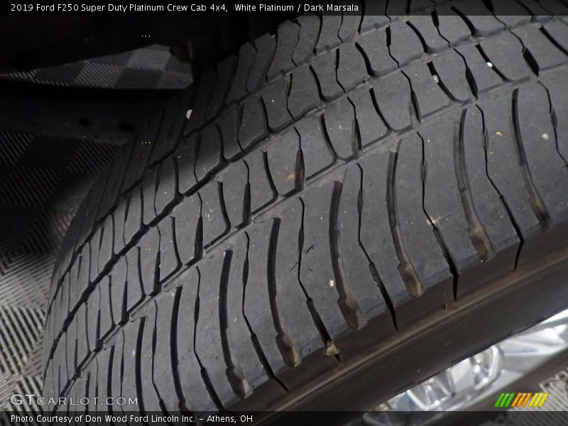 White Platinum / Dark Marsala 2019 Ford F250 Super Duty Platinum Crew Cab 4x4