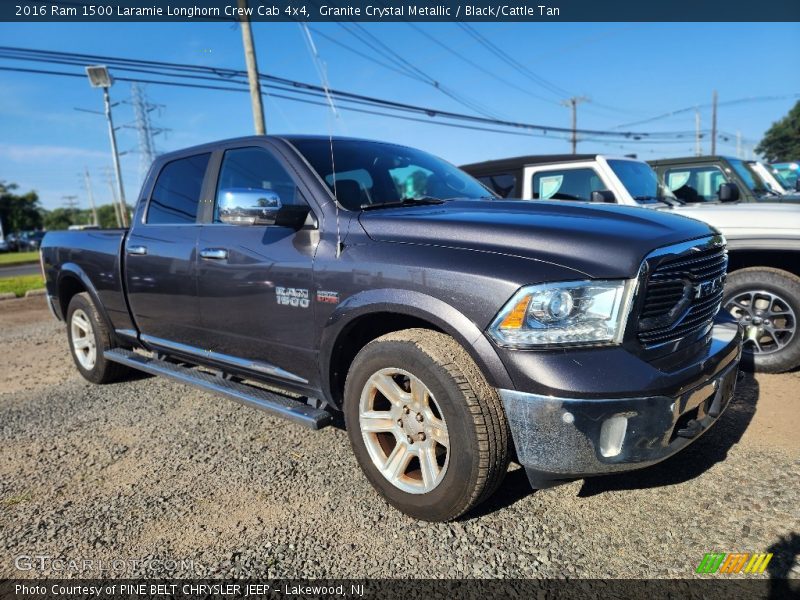 Front 3/4 View of 2016 1500 Laramie Longhorn Crew Cab 4x4