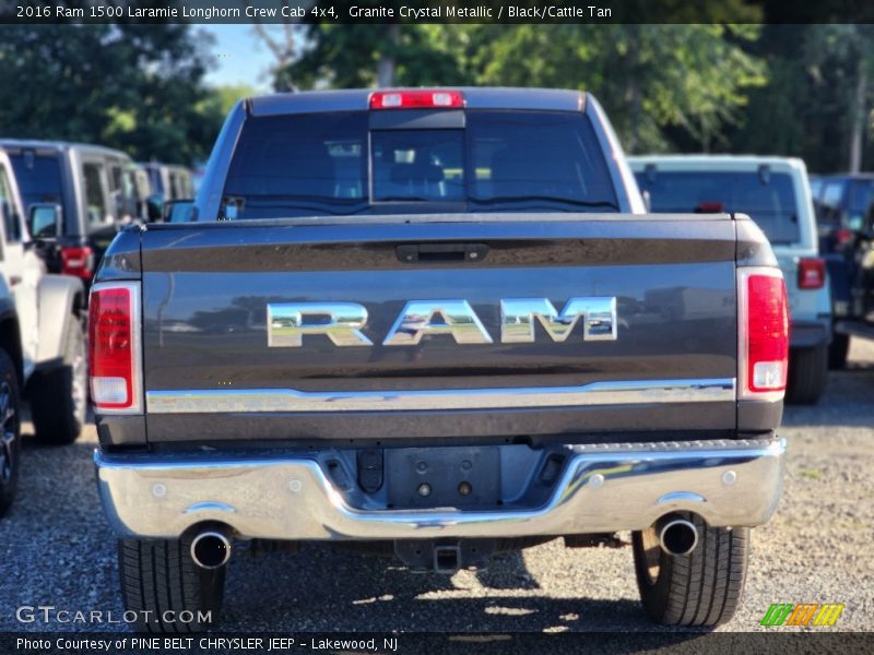 Granite Crystal Metallic / Black/Cattle Tan 2016 Ram 1500 Laramie Longhorn Crew Cab 4x4