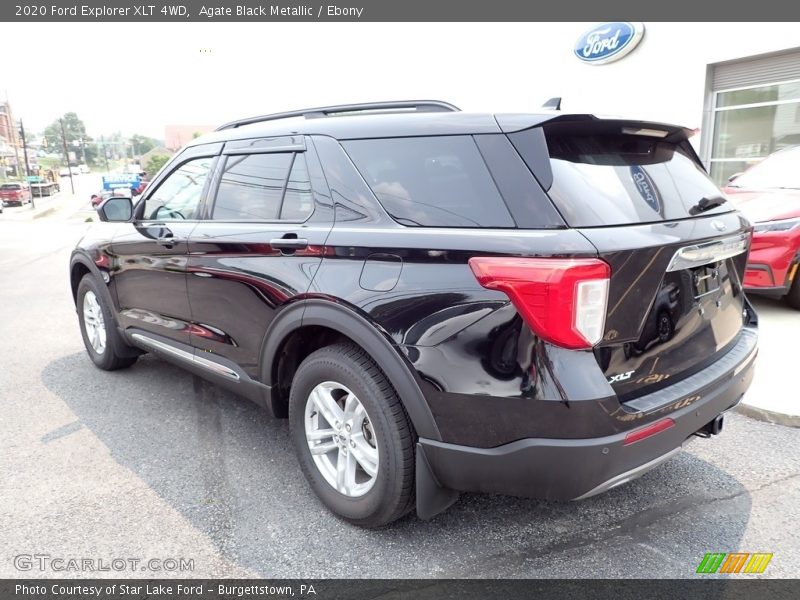 Agate Black Metallic / Ebony 2020 Ford Explorer XLT 4WD