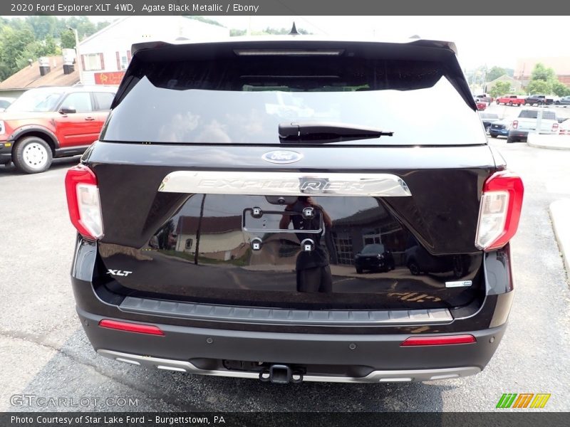 Agate Black Metallic / Ebony 2020 Ford Explorer XLT 4WD