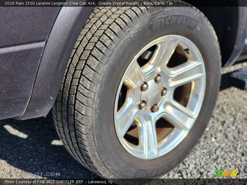 Granite Crystal Metallic / Black/Cattle Tan 2016 Ram 1500 Laramie Longhorn Crew Cab 4x4
