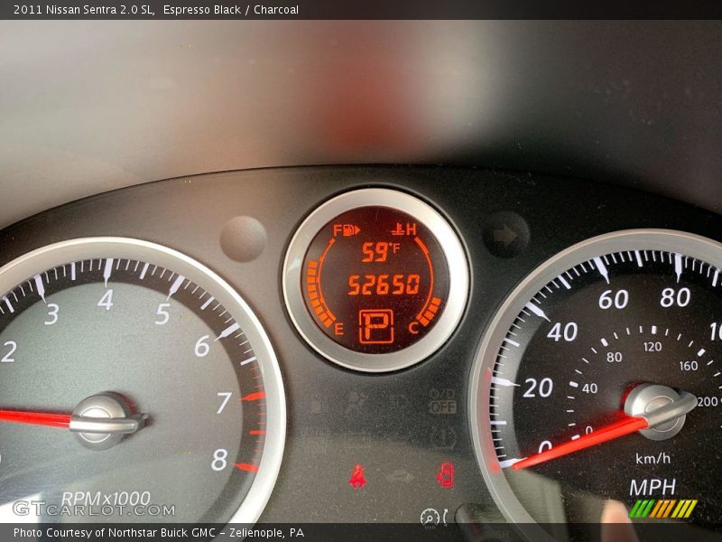Espresso Black / Charcoal 2011 Nissan Sentra 2.0 SL