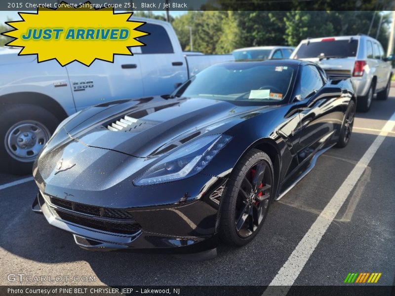 Black / Jet Black 2015 Chevrolet Corvette Stingray Coupe Z51