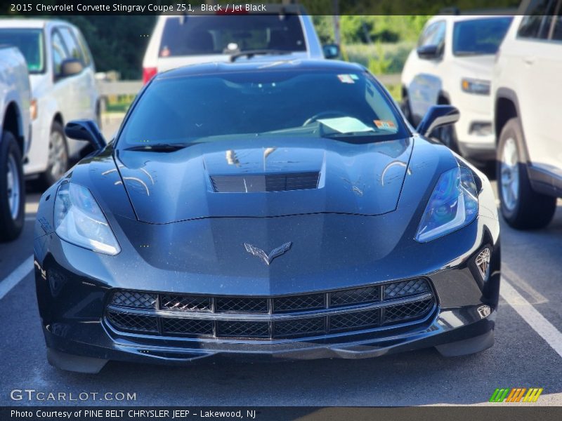 Black / Jet Black 2015 Chevrolet Corvette Stingray Coupe Z51