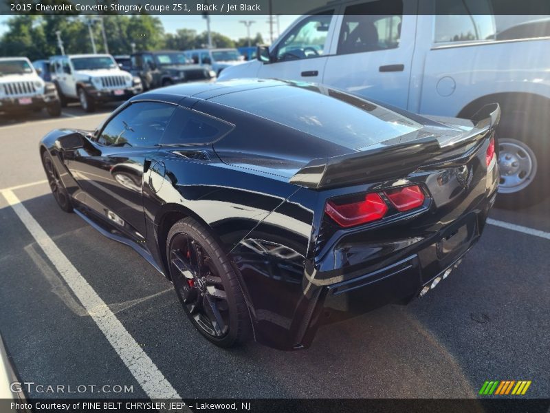 Black / Jet Black 2015 Chevrolet Corvette Stingray Coupe Z51