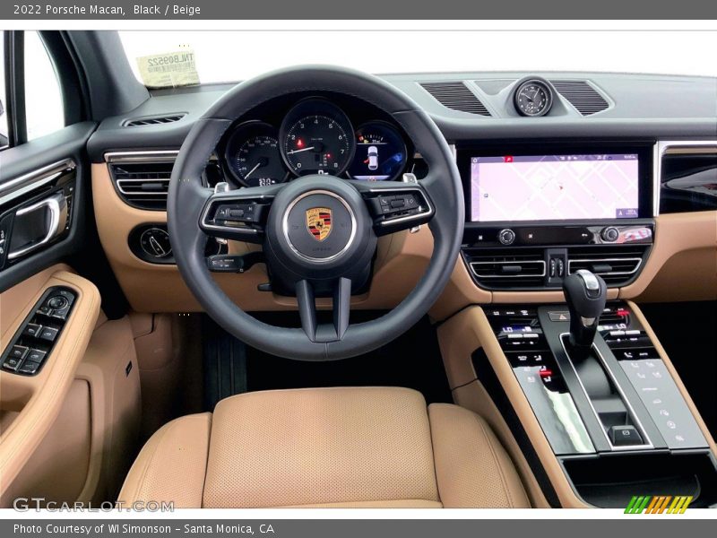 Black / Beige 2022 Porsche Macan