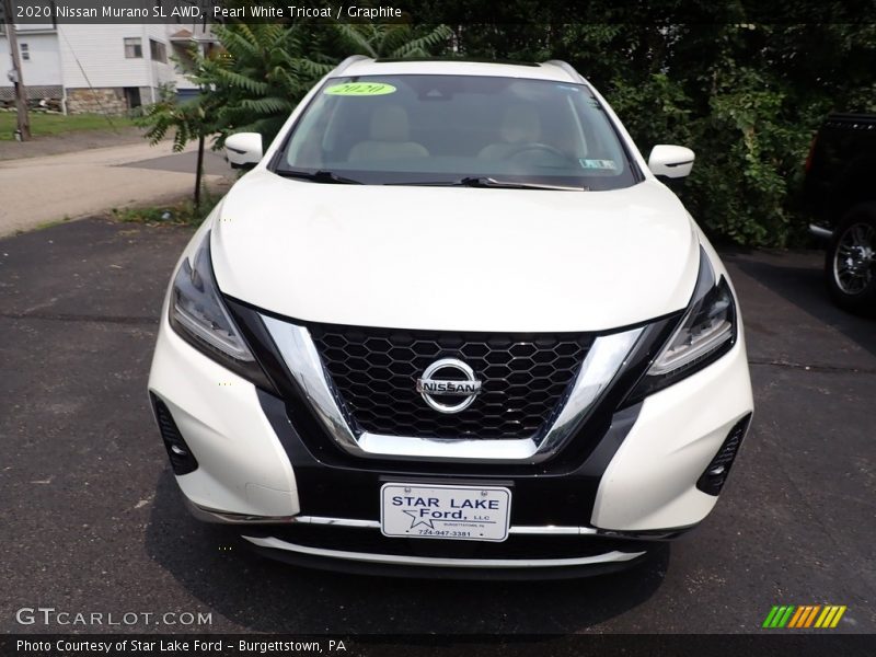Pearl White Tricoat / Graphite 2020 Nissan Murano SL AWD