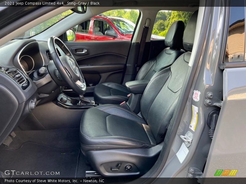 Front Seat of 2021 Compass Limited 4x4