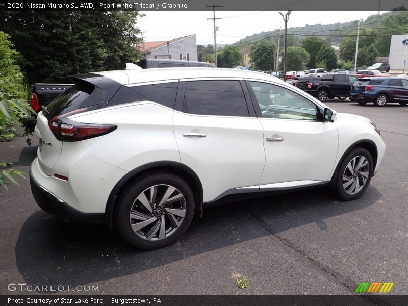 Pearl White Tricoat / Graphite 2020 Nissan Murano SL AWD