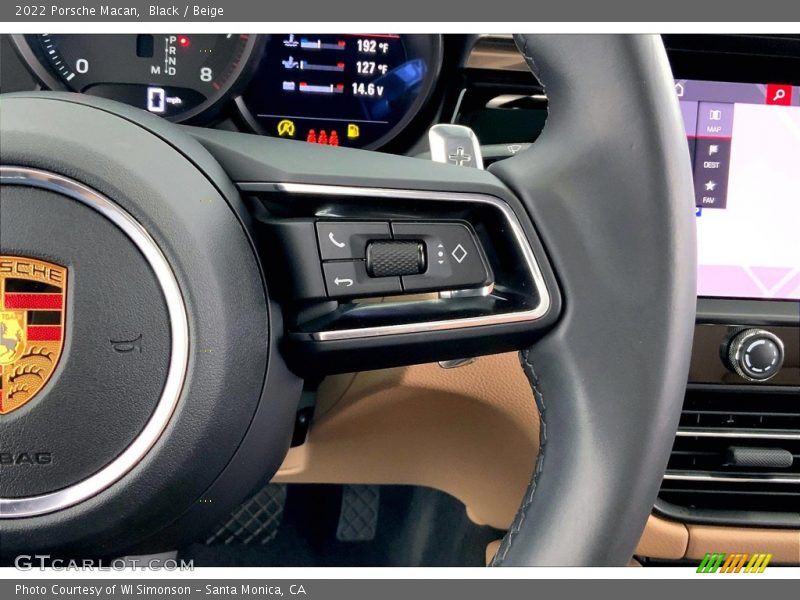 Black / Beige 2022 Porsche Macan