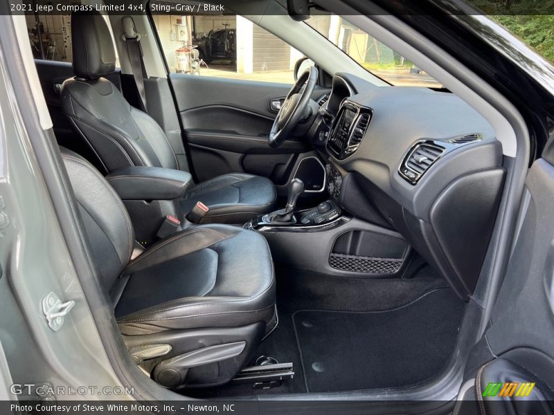 Front Seat of 2021 Compass Limited 4x4