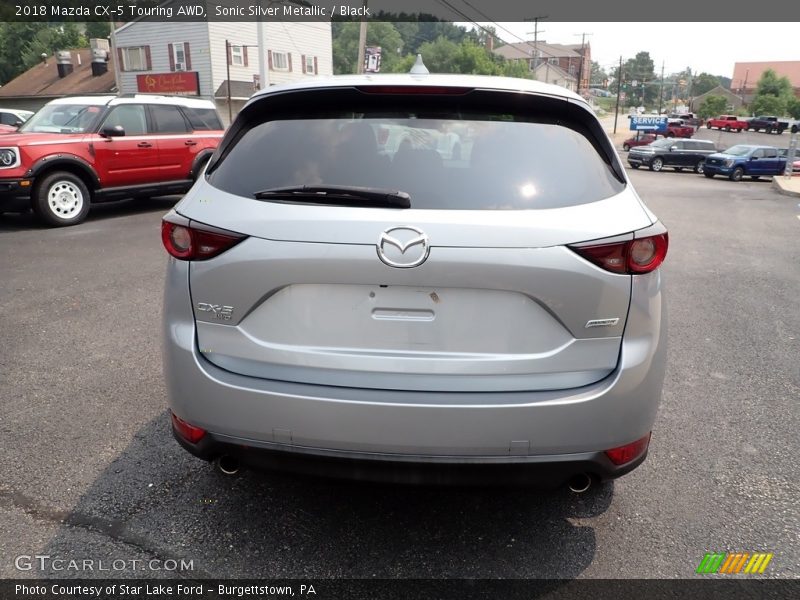 Sonic Silver Metallic / Black 2018 Mazda CX-5 Touring AWD