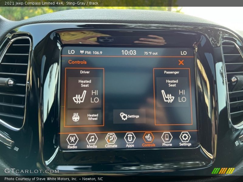 Controls of 2021 Compass Limited 4x4