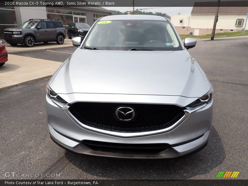 Sonic Silver Metallic / Black 2018 Mazda CX-5 Touring AWD