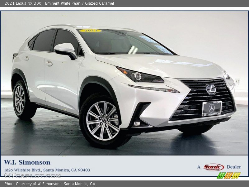 Eminent White Pearl / Glazed Caramel 2021 Lexus NX 300
