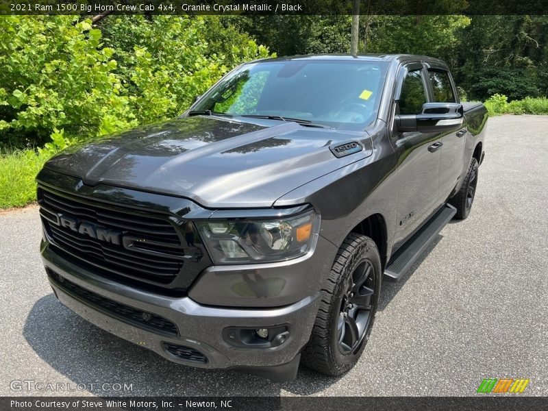 Granite Crystal Metallic / Black 2021 Ram 1500 Big Horn Crew Cab 4x4