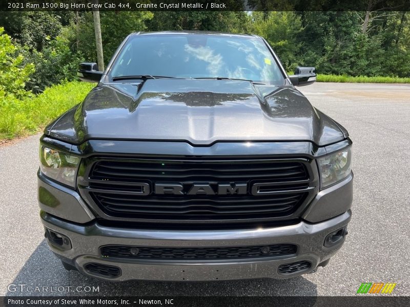 Granite Crystal Metallic / Black 2021 Ram 1500 Big Horn Crew Cab 4x4