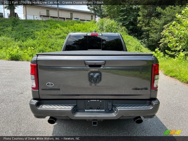 Granite Crystal Metallic / Black 2021 Ram 1500 Big Horn Crew Cab 4x4