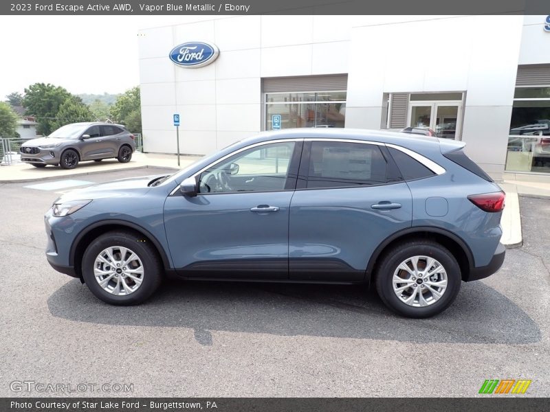 Vapor Blue Metallic / Ebony 2023 Ford Escape Active AWD