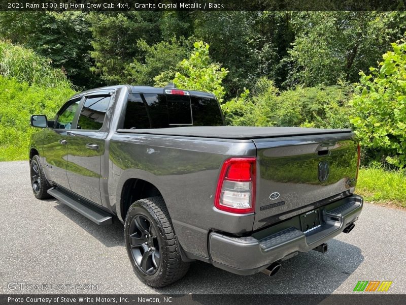 Granite Crystal Metallic / Black 2021 Ram 1500 Big Horn Crew Cab 4x4