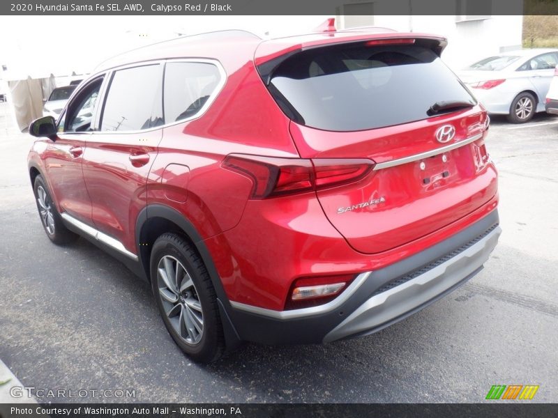 Calypso Red / Black 2020 Hyundai Santa Fe SEL AWD