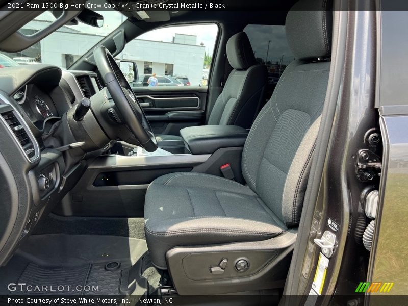 Granite Crystal Metallic / Black 2021 Ram 1500 Big Horn Crew Cab 4x4
