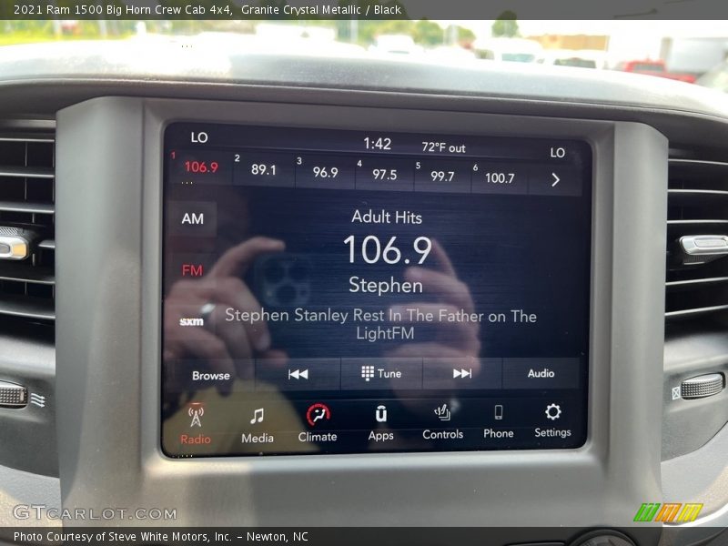 Granite Crystal Metallic / Black 2021 Ram 1500 Big Horn Crew Cab 4x4