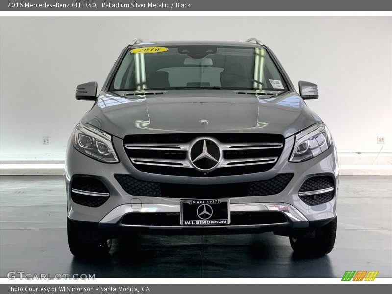 Palladium Silver Metallic / Black 2016 Mercedes-Benz GLE 350