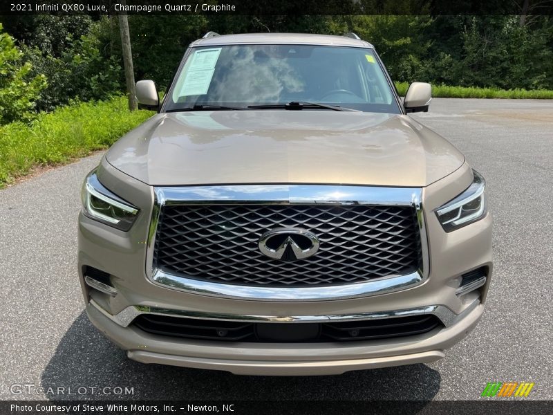 Champagne Quartz / Graphite 2021 Infiniti QX80 Luxe