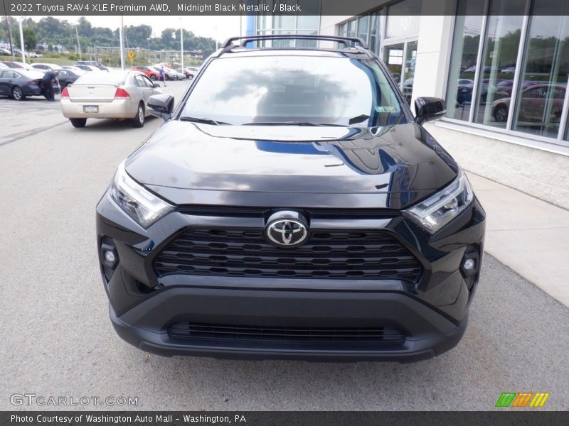 Midnight Black Metallic / Black 2022 Toyota RAV4 XLE Premium AWD