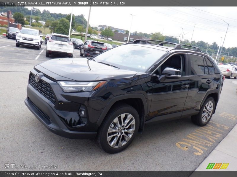 Midnight Black Metallic / Black 2022 Toyota RAV4 XLE Premium AWD