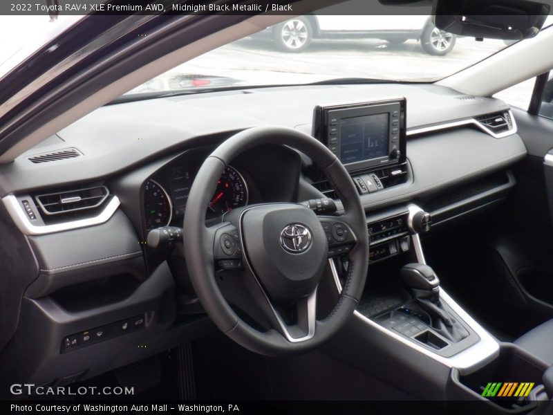 Midnight Black Metallic / Black 2022 Toyota RAV4 XLE Premium AWD