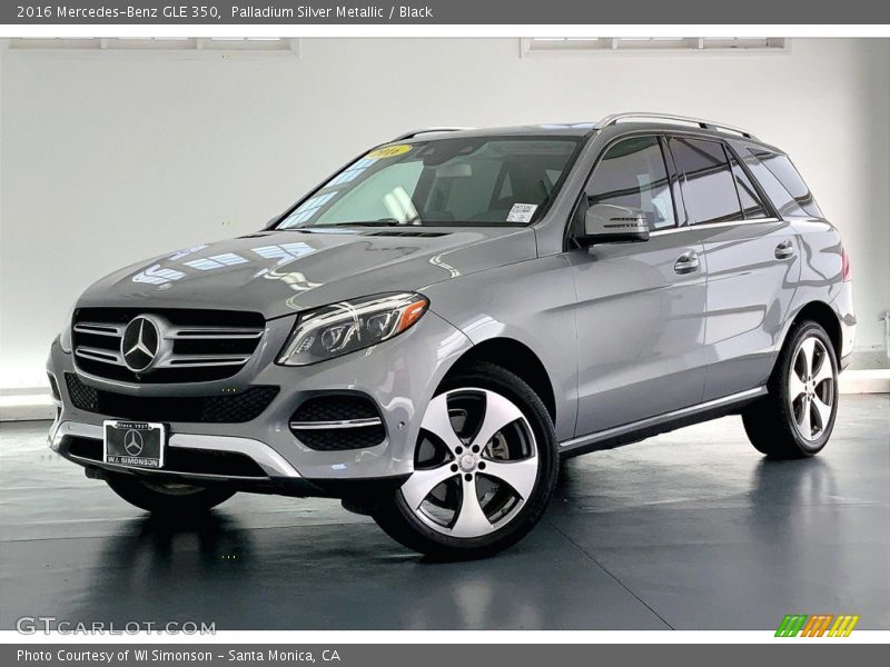 Palladium Silver Metallic / Black 2016 Mercedes-Benz GLE 350