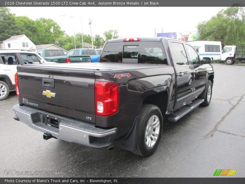 Autumn Bronze Metallic / Jet Black 2016 Chevrolet Silverado 1500 LTZ Crew Cab 4x4
