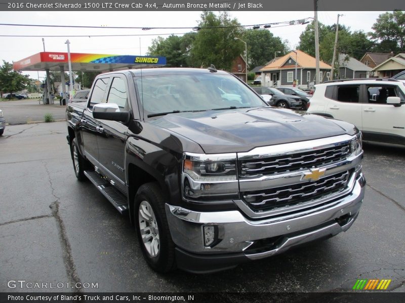 Autumn Bronze Metallic / Jet Black 2016 Chevrolet Silverado 1500 LTZ Crew Cab 4x4
