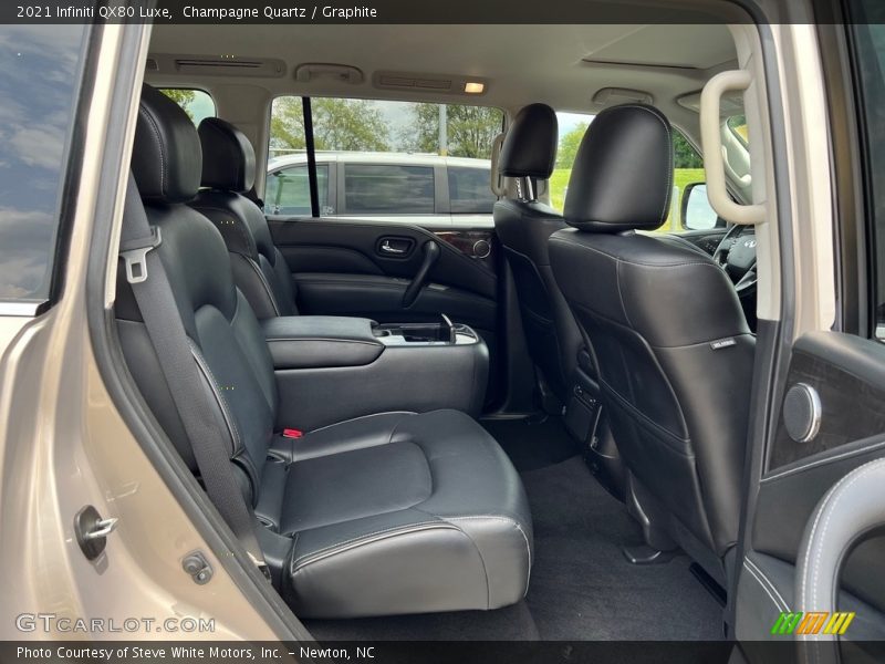 Rear Seat of 2021 QX80 Luxe