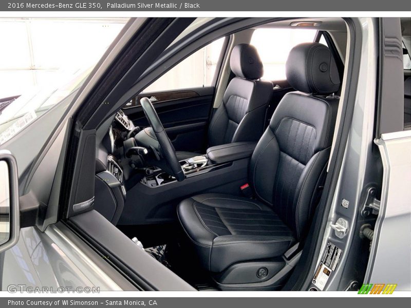 Palladium Silver Metallic / Black 2016 Mercedes-Benz GLE 350