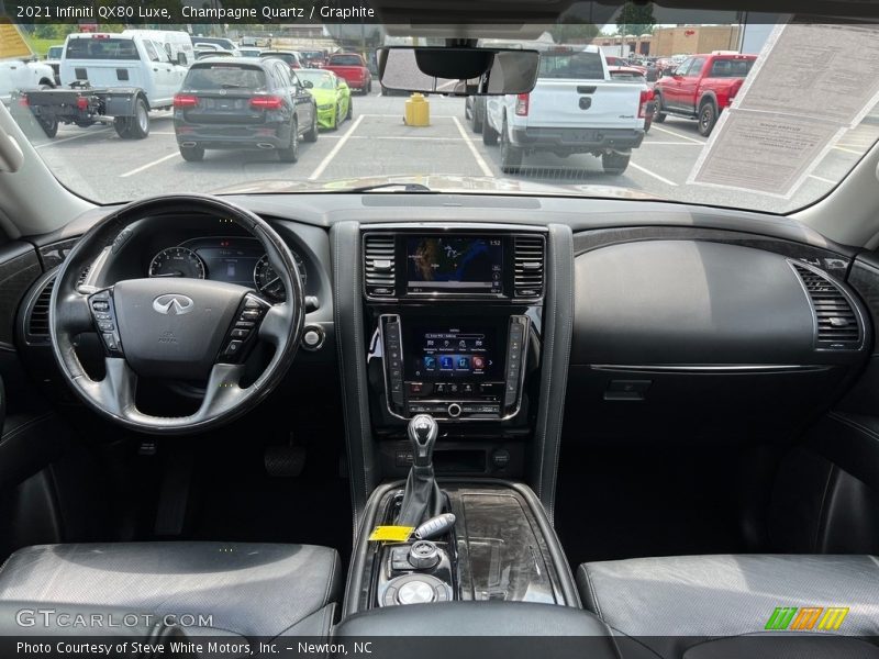 Dashboard of 2021 QX80 Luxe