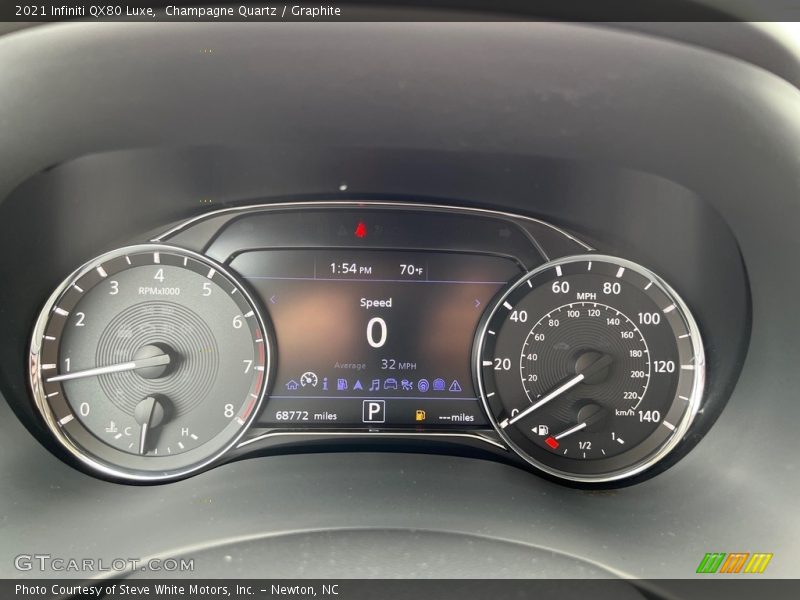  2021 QX80 Luxe Luxe Gauges