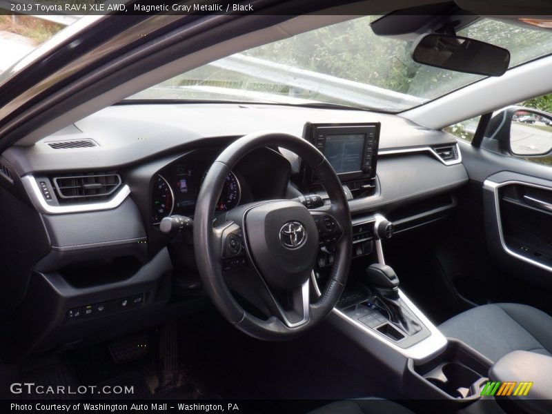 Magnetic Gray Metallic / Black 2019 Toyota RAV4 XLE AWD