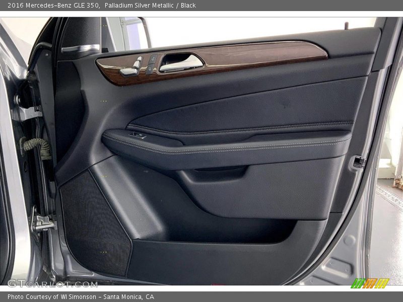 Palladium Silver Metallic / Black 2016 Mercedes-Benz GLE 350