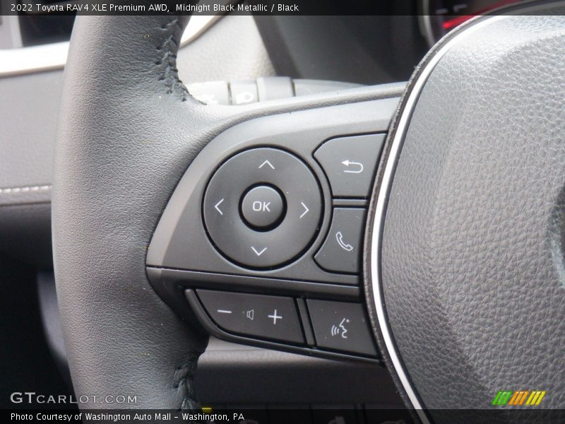 Midnight Black Metallic / Black 2022 Toyota RAV4 XLE Premium AWD