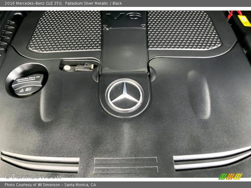 Palladium Silver Metallic / Black 2016 Mercedes-Benz GLE 350