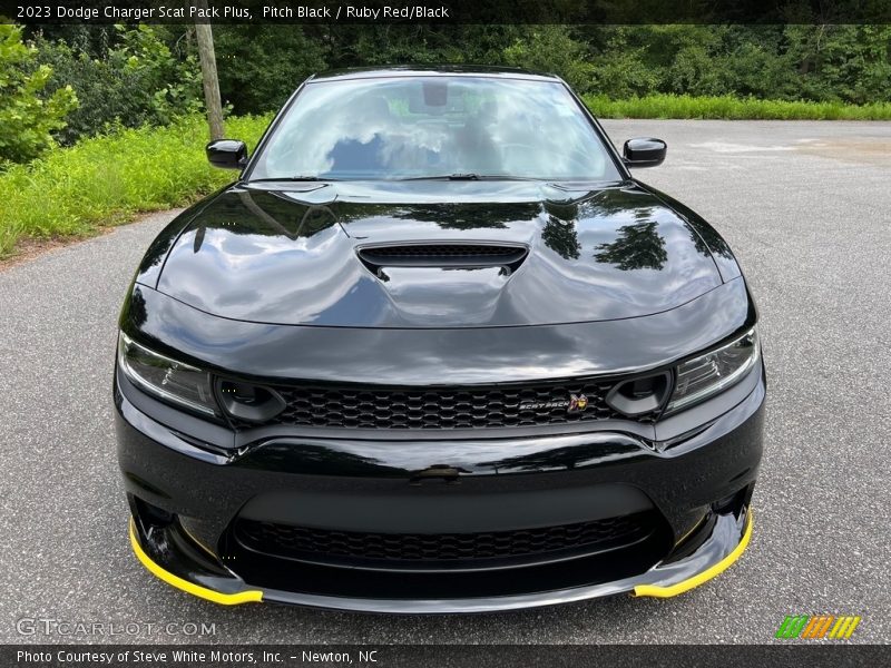 Pitch Black / Ruby Red/Black 2023 Dodge Charger Scat Pack Plus